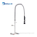 Commercial Wall Mounted Faucet With Sprayer